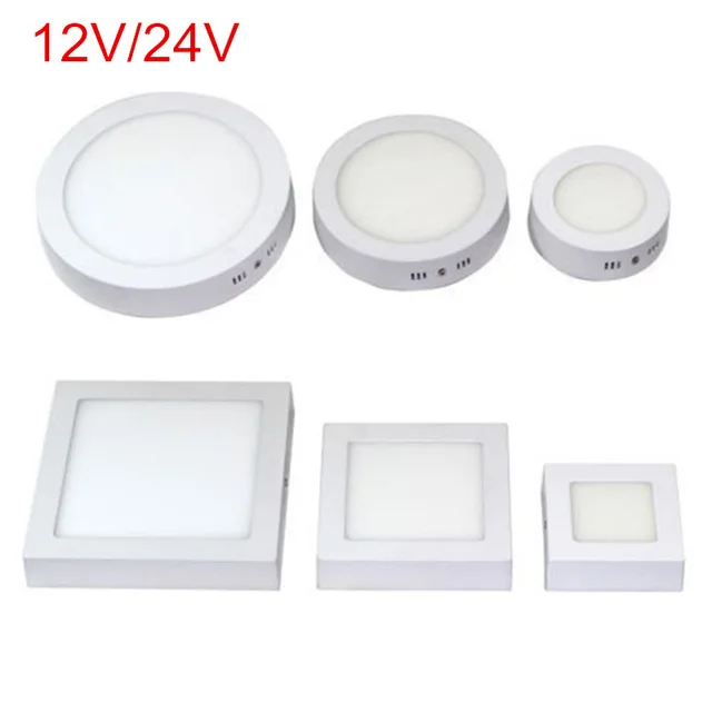 Conduziu a Superfície da Luz do Painel Montou o Teto o Reembolso 9 Downlight 12 v 24 2 Pces w ac – dc