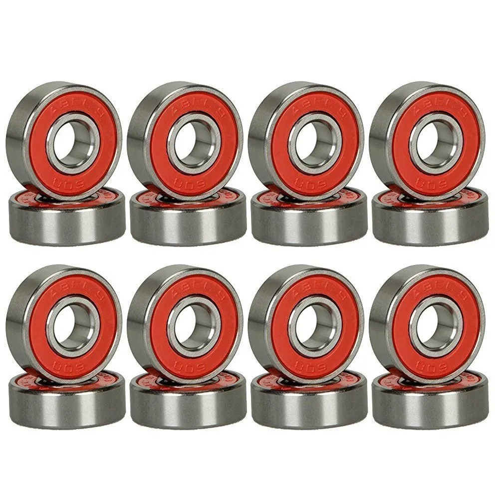 Maxfind быстро 608 2RS abec 16 роликовых коньках Подшипники 2.1x2.1x0.7 см в металлической