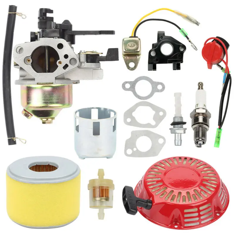 

New High Quality Carburetor Kit For Honda GX240 GX270 Recoil Starter Ignition Coil Air Filter