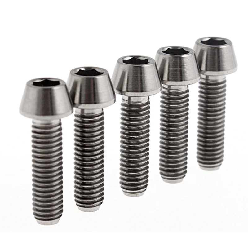 ROCKBROS велосипед титана Ti болт коническая головкой M5 х 18 мм руль стволовые болты