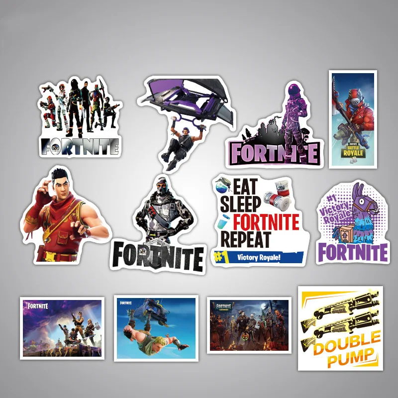 100 шт./лот наклейки из игры для компьютера PS4 Pad Телефон Ноутбук телевизор