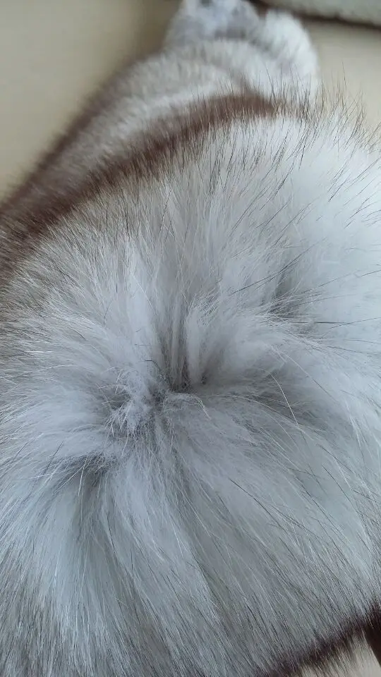 Натуральный Лисий мех натуральный белый синий лисий | Дом и сад