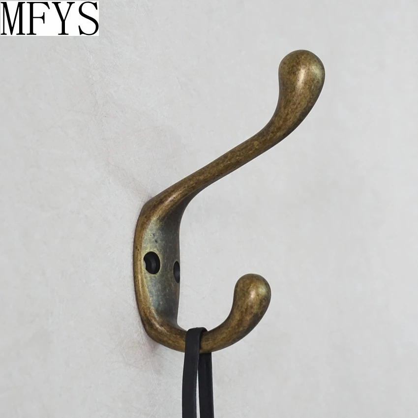 Винтаж Стиль крючки станок и Полотенца крючков античная бронза для занавесок