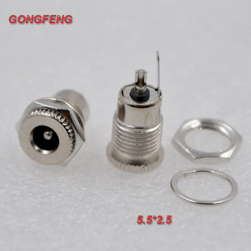 100PCS NEW DC-099 DC Power Socket Connector 5.5mm×2.1mm/2.5mm Metal Shell Charging Jack Female Special Wholesale | Обустройство дома