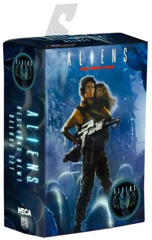 ALEN Aliens 30th anniversary Ripley Rescuing Newt " Фигурка делюкс 2 пакета фильм Классическая Коллекционная NECA Alien