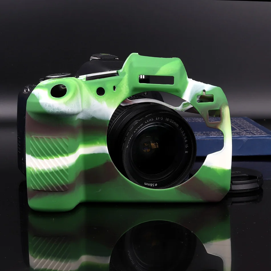 Силиконовая кожа брони чехол для DSLR камеры Защитная сумка Canon EOS R M3 M10 M100 M6 5DSR 5D3 6D 5D4