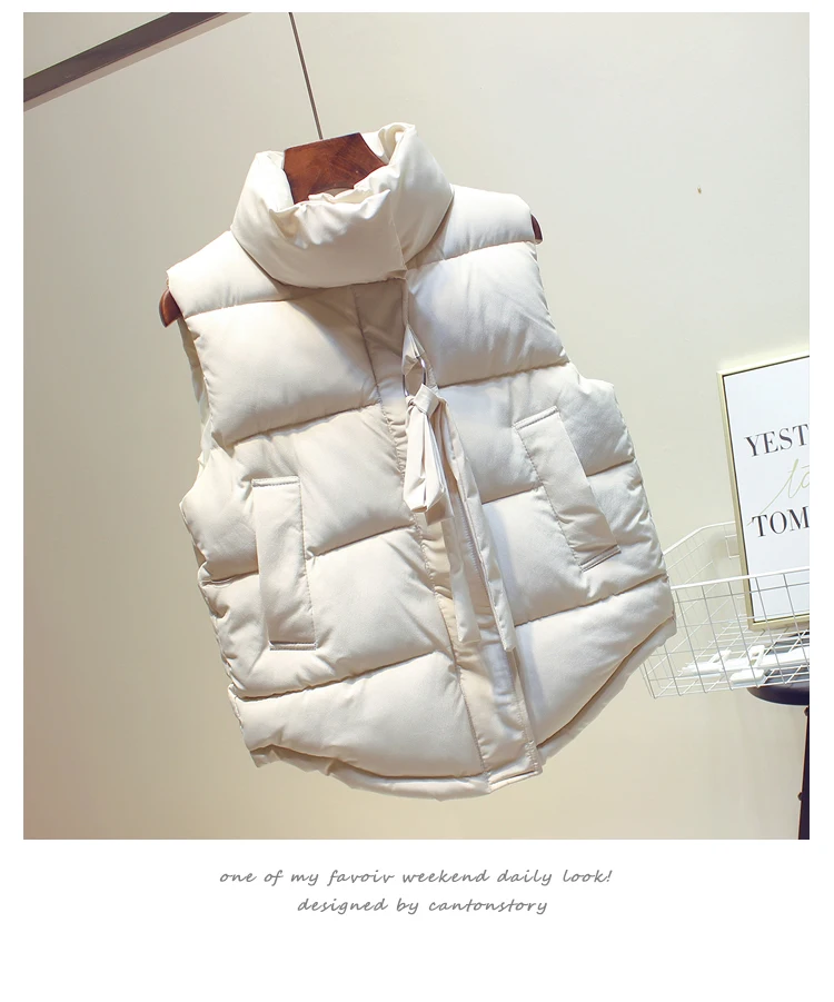 Женский зимний жилет, жилет, весенний Осенний жилет, Женский Повседневный теплый жилет, Женская куртка без рукавов, пальто