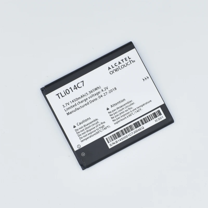 Hekiy Оригинальный 3 7 в 1450 мАч TLi014C7 для Alcatel OneTouch Pixi First 4024D 4 0 &quotаккумуляторный