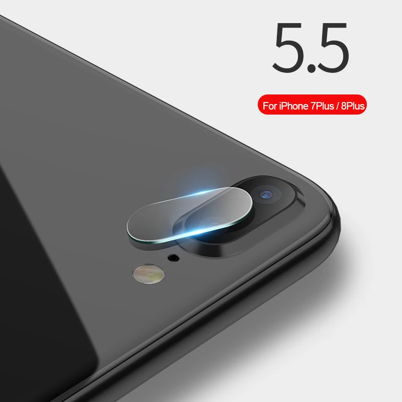 For ipnone 7 8 plus HOCO 2 шт прозрачное закаленное стекло для объектива камеры для iPhone 7 8 задняя крышка для объектива Защитная пленка для экрана для iPhone 7 8 Plus - Цвет: For ipnone 7 8 plus