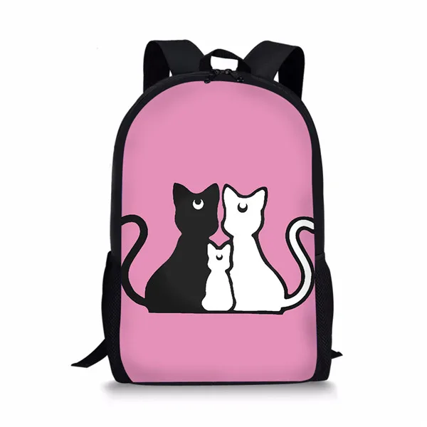 CDGX364C Thikin Cat Рюкзак для подростков девочек Сейлор Мун школьная сумка для дошкольников рюкзак для учеников Дорожная сумка на плечо женская Mochila - Цвет: CDGX364C
