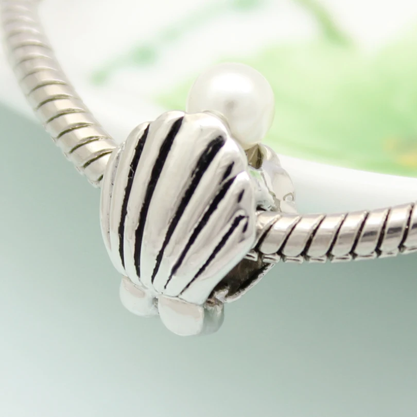 Новый продукт белый жемчуг женский браслет ракушка морская жизнь Очаровательные