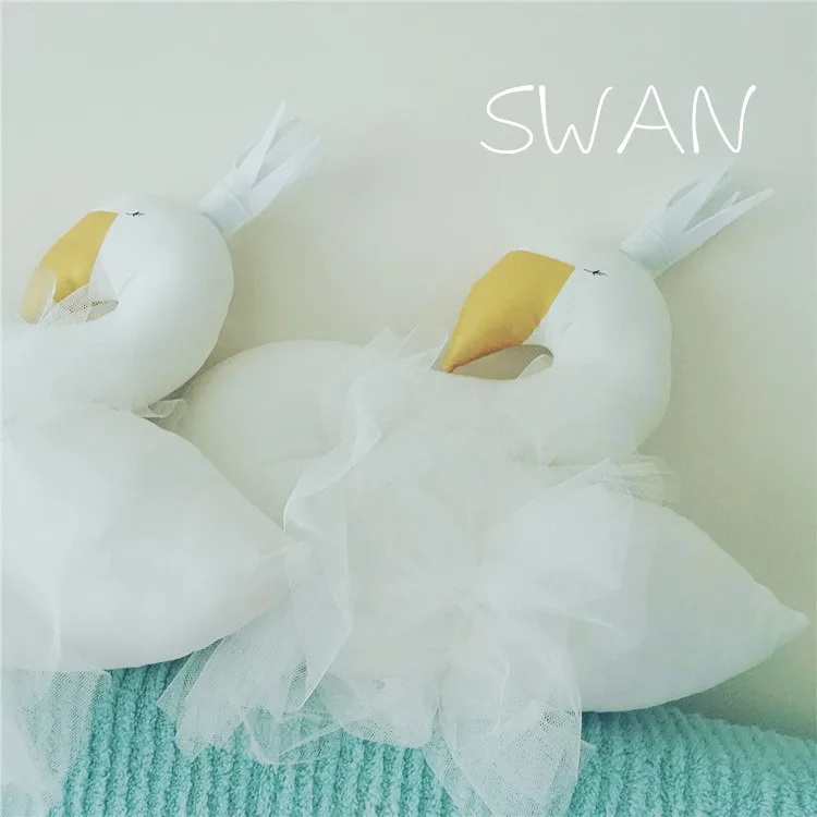 Лидер продаж в ins Популярные милый лебедь двухсторонних печатных подушку Подушки