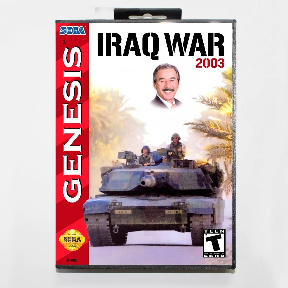 16 бит игровая карта MD 2003 в ИК-войне с розничной коробкой для Sega Megadrive/Genesis |