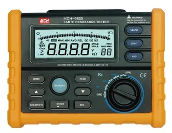 MCH 9830 цифровой тестер сопротивления заземления 100 групп регистрации