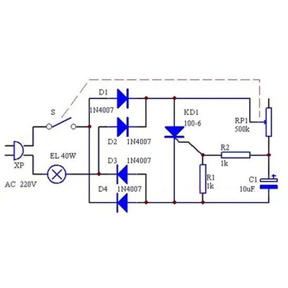 CNIKESIN Diy kit управляемой кремния диммер лампы Электронный комплект производства
