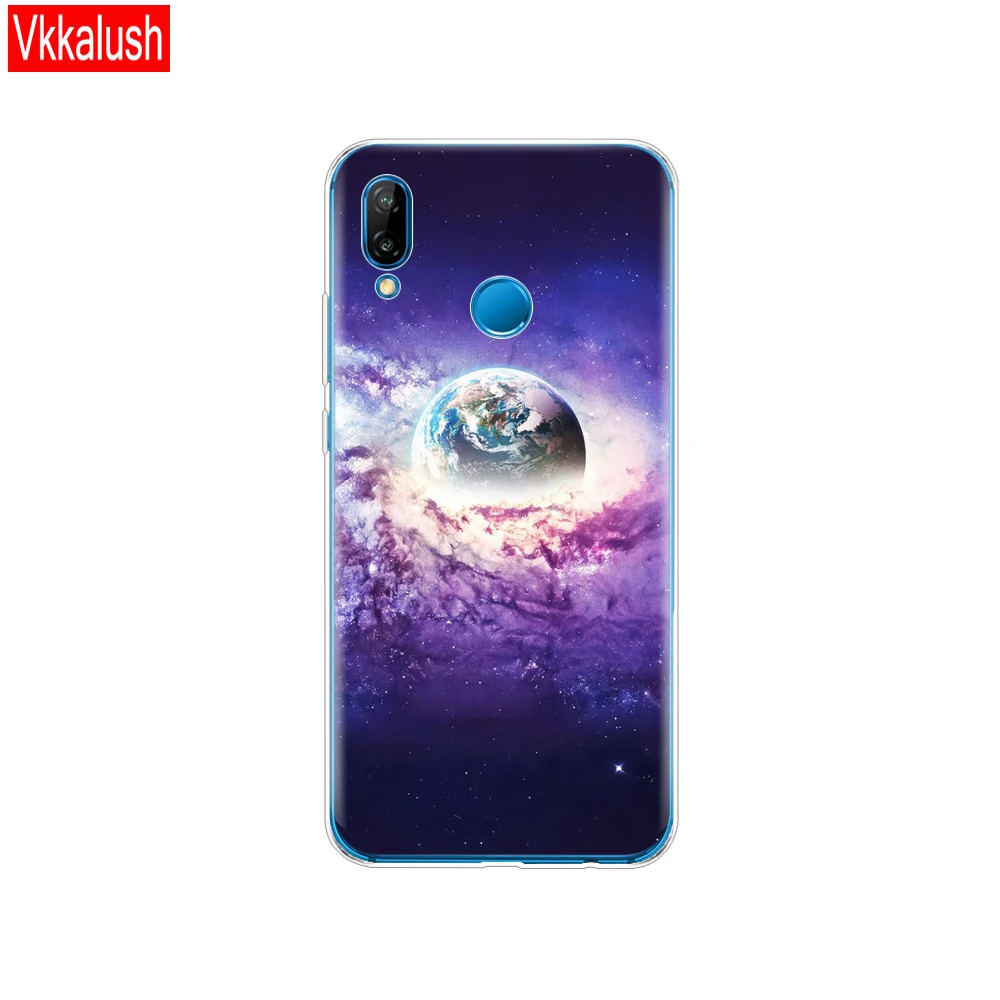 80045 Силиконовый чехол для 5,8" huawei P20 Lite huawei P20 Pro, чехол для huawei P 20, Защитная прозрачная задняя крышка для телефона - Цвет: 80045