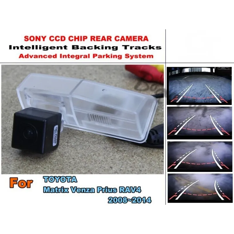 Для TOYOTA RAV4 Matrix Venza Prius 2008 ~ 2014 Smart Backing Tracks Camera/CCD Car Camera/Parking Reverse Camera|ccd car camera|backing cameracar