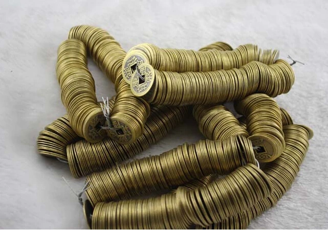 500 шт. Модный популярный китайский фэн шуй 24 мм набор старинных китайских монет