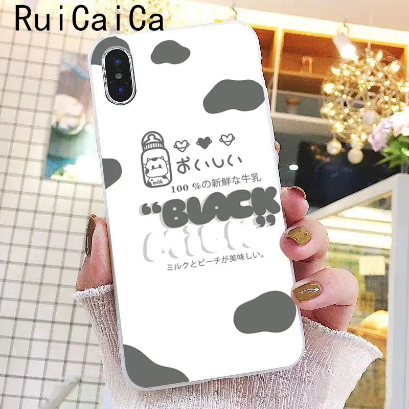 Чехол для телефона Ruicaica Japan ice cream girl Kawaii с японскими розовыми цветами iPhone 8 7 6 6S Plus X