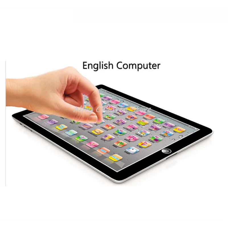 Английский Обучающая машина детей Планшеты игрушка многофункциональным Pad дети