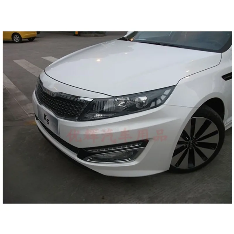 Для KIA Optima/K5 2011 ABS хромированный передний противотуманный светильник, крышка для лампы, отделка автомобиля-Стайлинг, автомобильные чехлы