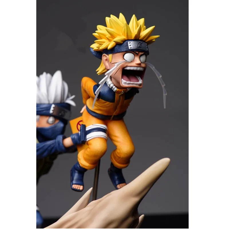Аниме Наруто GK Kancho Uzumaki Наруто Хатаке Какаши смола статуя фигурки Коллекция украшения G2629