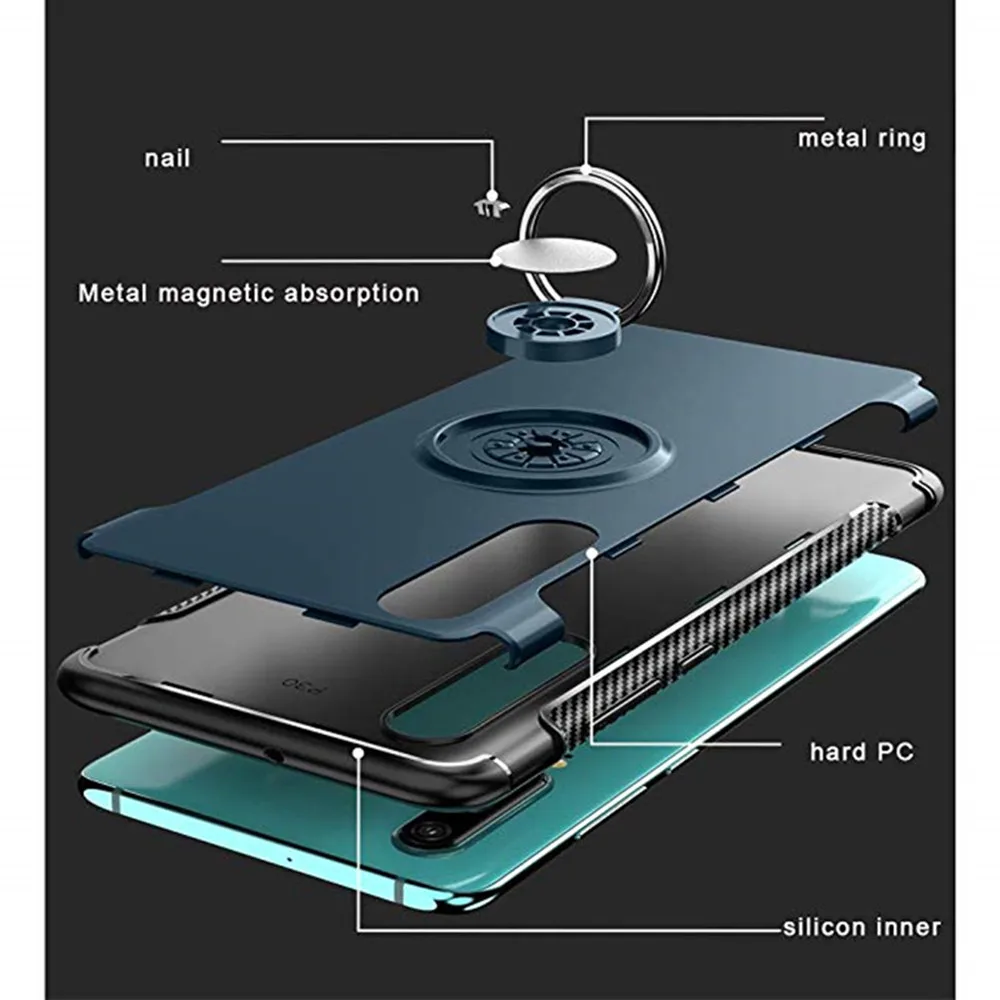 Heavy Duty Броня чехол для huawei P30 Lite чехол huawei P30 P20 Pro P10 Honor 8 9 10 Lite 8X Коврики 20 Pro NOVA 3i 4 V20 Коврики 20 10 Lite держатель Cove