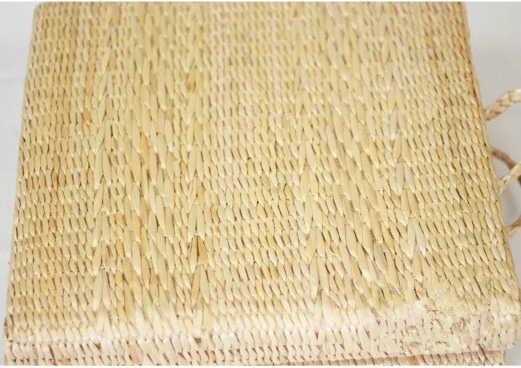 6 см натуральный соломенный плетеный коврик для йоги эркерное окно футон подушка