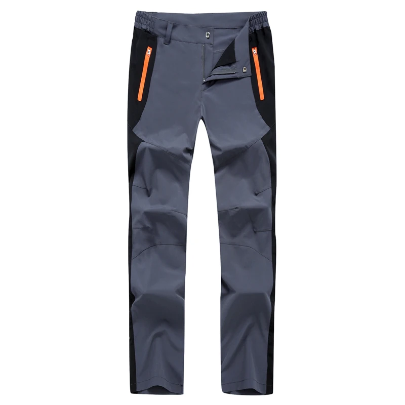 Men Gray NUONEKO быстросохнущие походные брюки для мужчин и женщин, летние спортивные ультра тонкие Стрейчевые брюки для отдыха на природе, походов, альпинизма, брюки PN29 - Цвет: Men Gray
