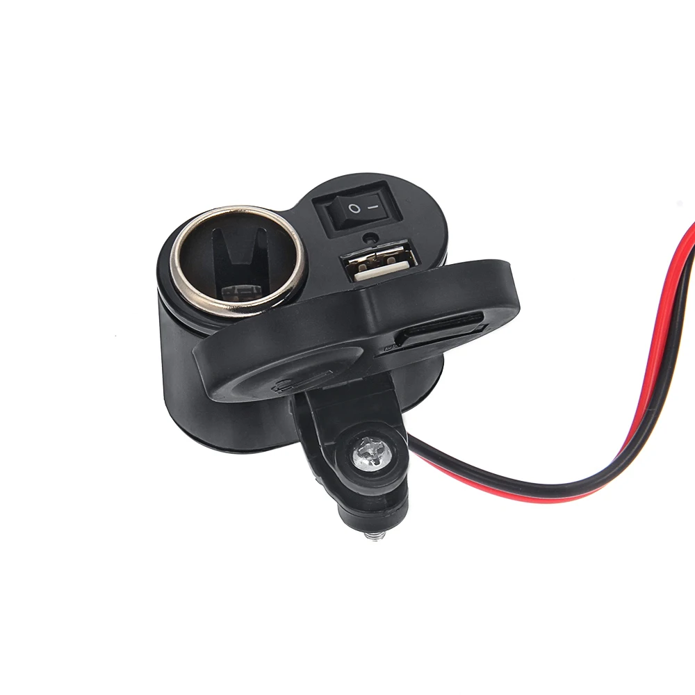 12V 24v Автомобиль Мотоцикл Велосипед Водонепроницаемый прикуриватель USB Мощность