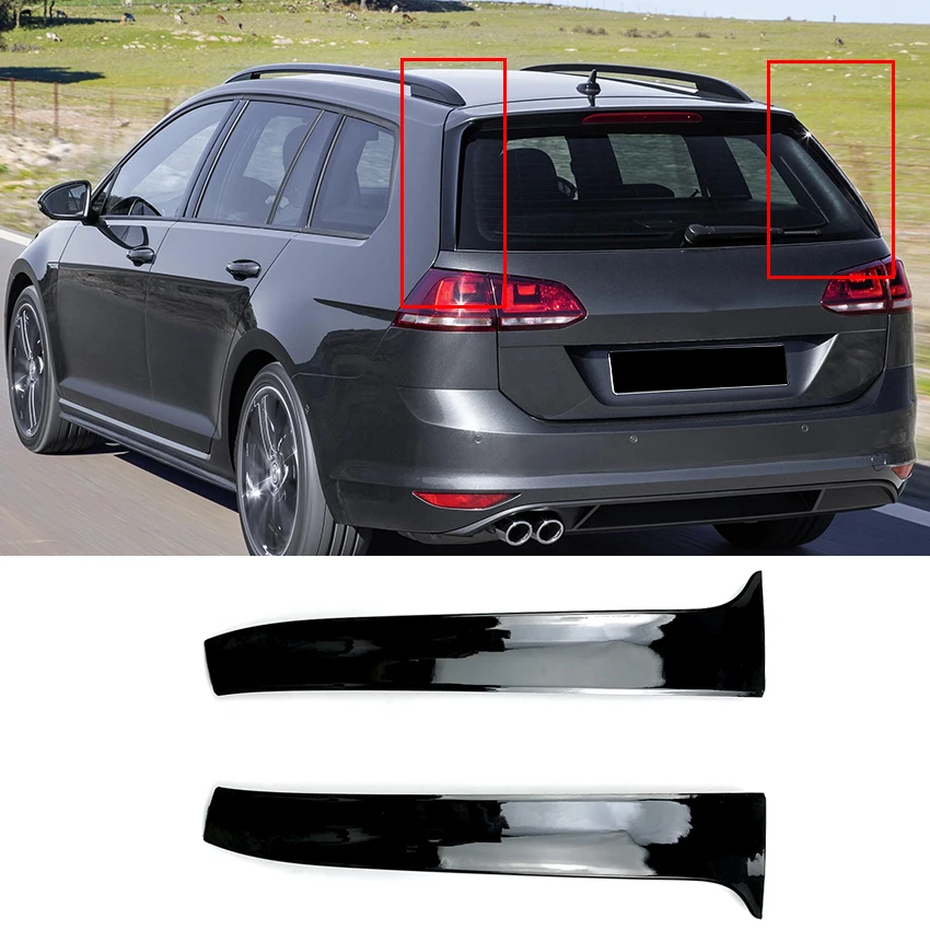 Боковые Стикеры для спойлера заднего крыла автомобиля Накладка Volkswagen VW Golf MK 7