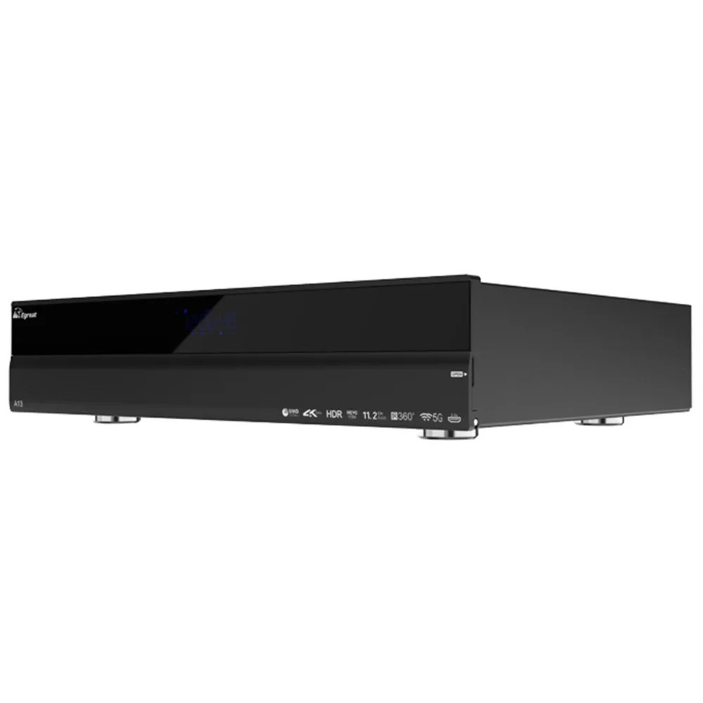 Высококлассный Egreat A13 4 K Ultra HD Smart медиаплеер Android tv Box BT4.0 2,4G/5G WiFi с 2x3,5 дюймов HDD лоток Dolby Atmos