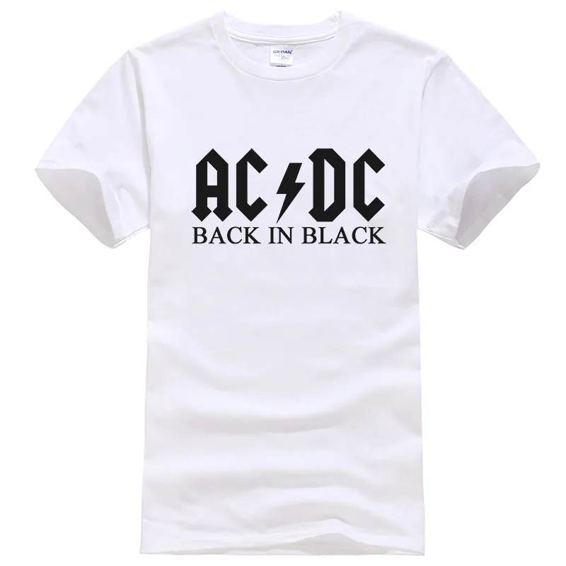 Стиль,, хлопок, футболки AC DC, брендовая мужская футболка, металлическая рок-группа, футболки с принтом AC/DC, XS-2XL, T394