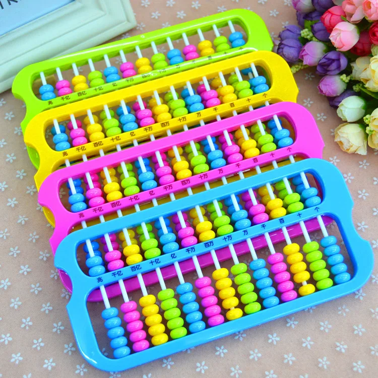 Детский Пластиковый Abacus арифметические счеты соробан 15 Цифровой Montesorri