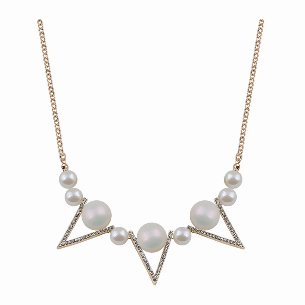 

Vintage Chokers Necklaces Women Simulated-pearl