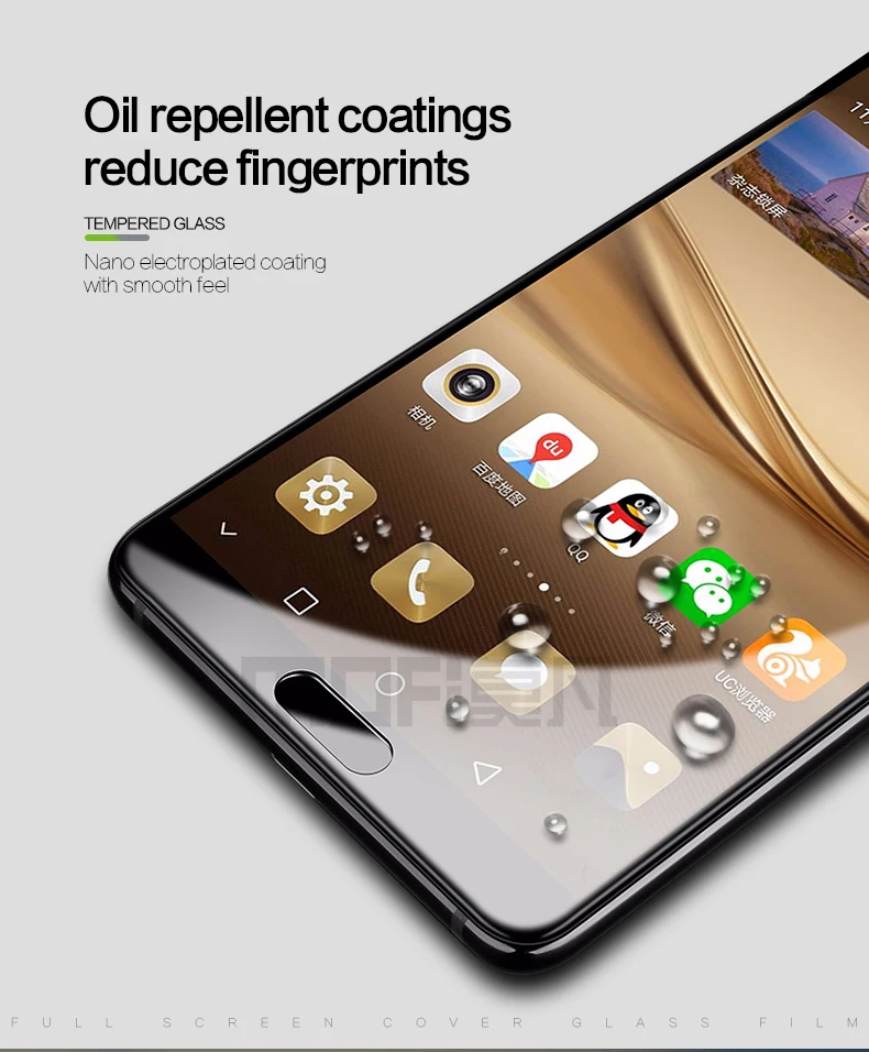 Huawei mate 10(5,9 дюйма) закаленное стекло 3D полное покрытие экрана протектор huawei mate 10 стекло mate 10 MOFi закаленное стекло