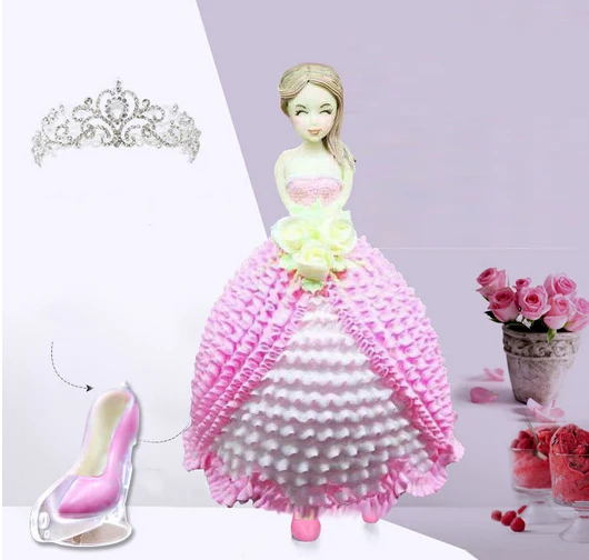 Милые красивые туфли на высоком каблуке из поликарбоната для шоколада конфет