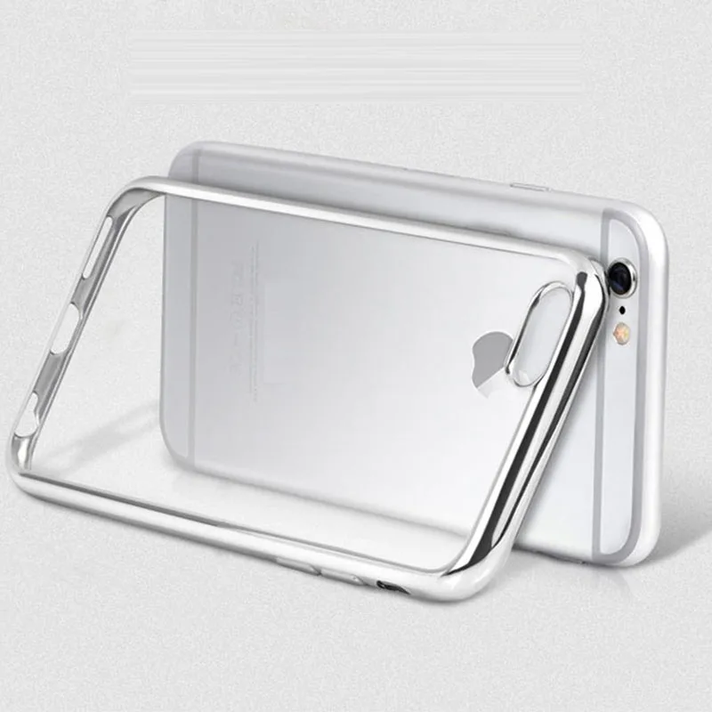 YueTuo Оригинальный чехол для apple iphone6 iphone 6 s plus 6plus 6splus розовое золото tpu прозрачный
