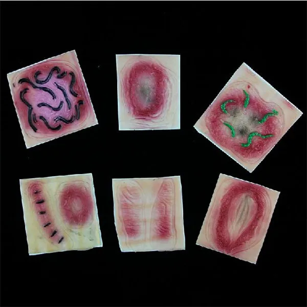 Бесплатная доставка 1 шт. поддельная наклейка рана страшная шутка розыгрыш