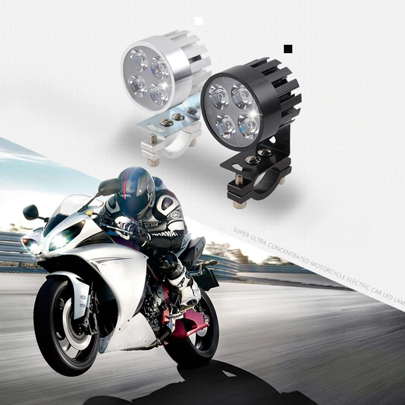 Фара светодиодная для мотоцикла, 12 В, 20 Вт, 6500 лм, 2 шт.