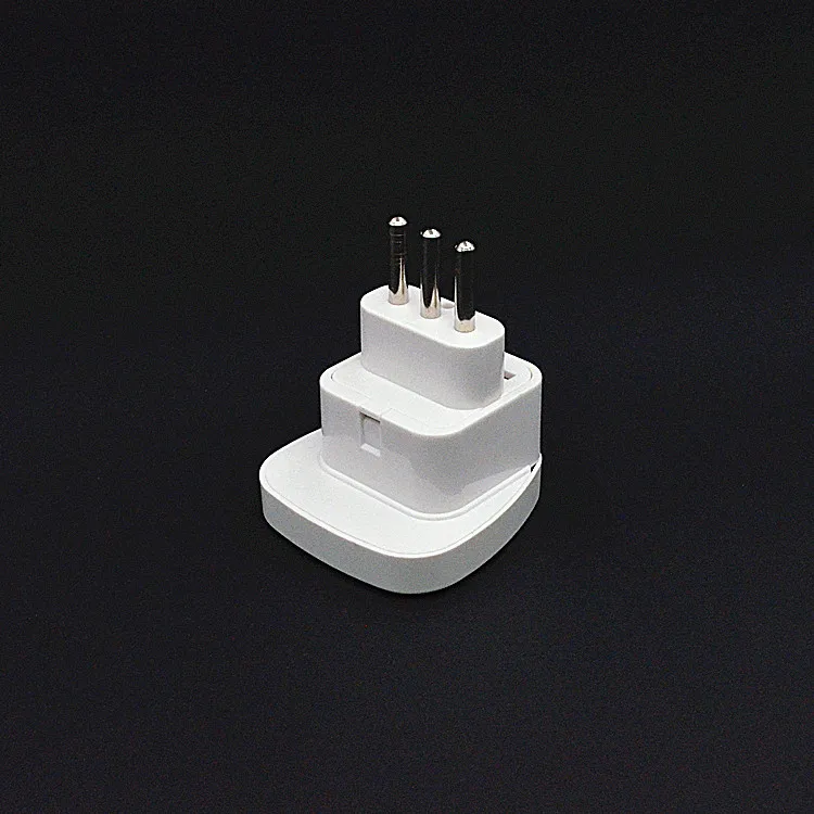 2PCS Portable White 250V 10A Italy Standard conversion plug with security door travel study converter power outlet | Электроника