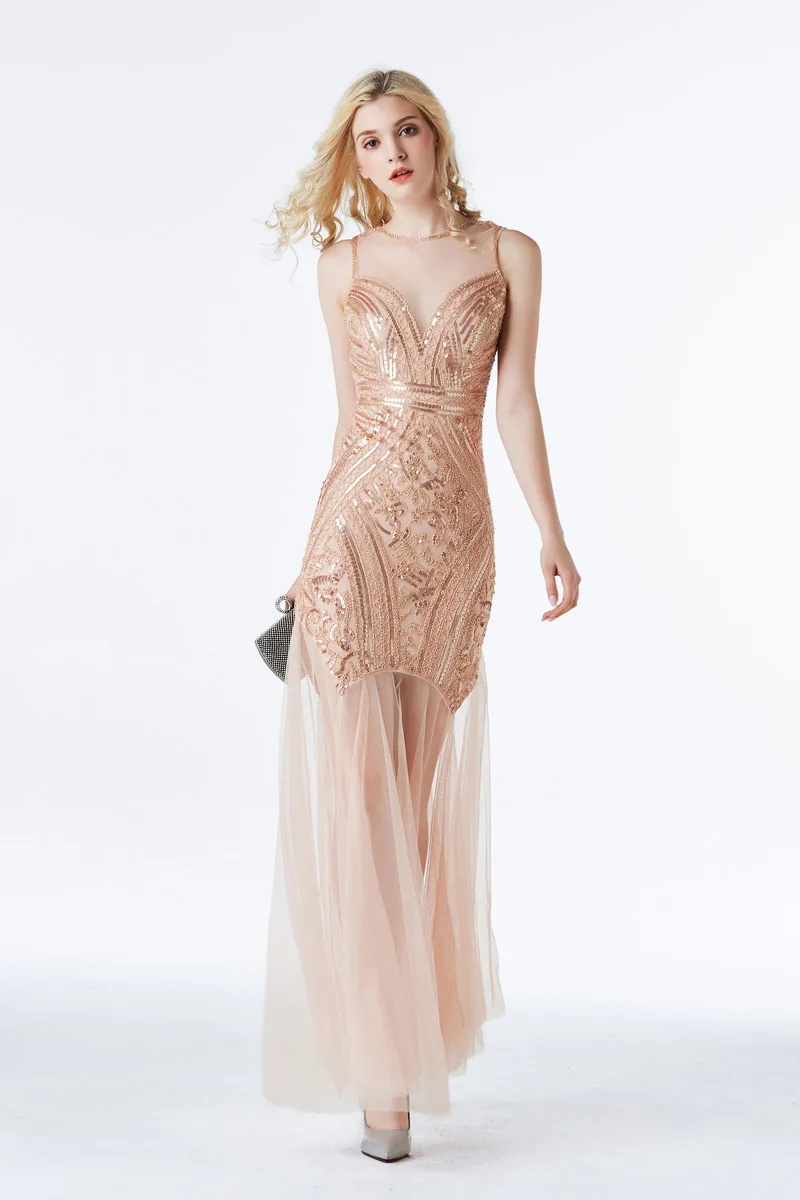 Горячее яркое торжественное платье с Черными Блестками Robe de soiree Vestidos винтажное вечернее платье с бисером сексуальное женское платье CZ-LF27