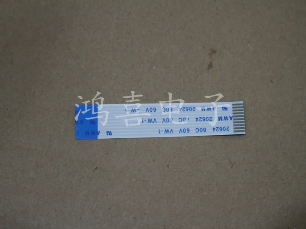 Новый AWM 20624 80C 60V FFC FPC Гибкий плоский кабель 1 0 мм шаг 10 Pin обратный 55 60 70 80 100 150 180 200