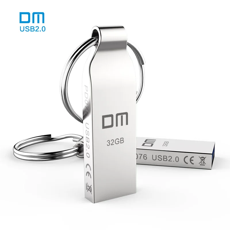 DM PD076 Metal 8GB 16GB 32GB USB Flash Pen Drive Storage Memory Disk Simple Style for Computer PC Tablet Free Shipping | Компьютеры и