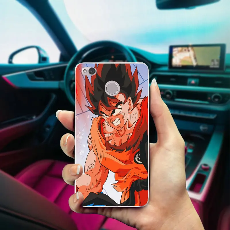 Dragon Ball Z Son Goku Super Saiya Soft TPU Cell Phone Case for Xiaomi Redmi Mi Note 2 3 3S 4 4A 4X 5 5X 5S 5A 6 6X A1 Pro Plus | Мобильные