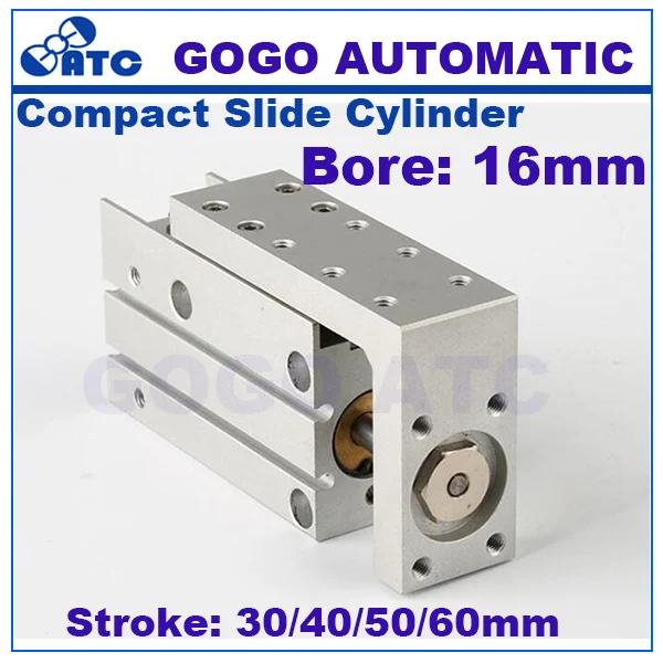 Цилиндр двойного действия высокого качества отверстие 16 мм ход 30/40/50/60 MXH