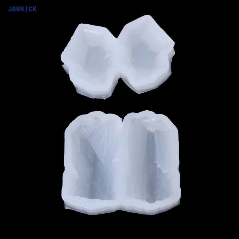 

Christmas Silicone Mold Jewelry Mold Irregular Multi-faceted Crystal Stone DIY Earring Mold Jewelry Making Craft