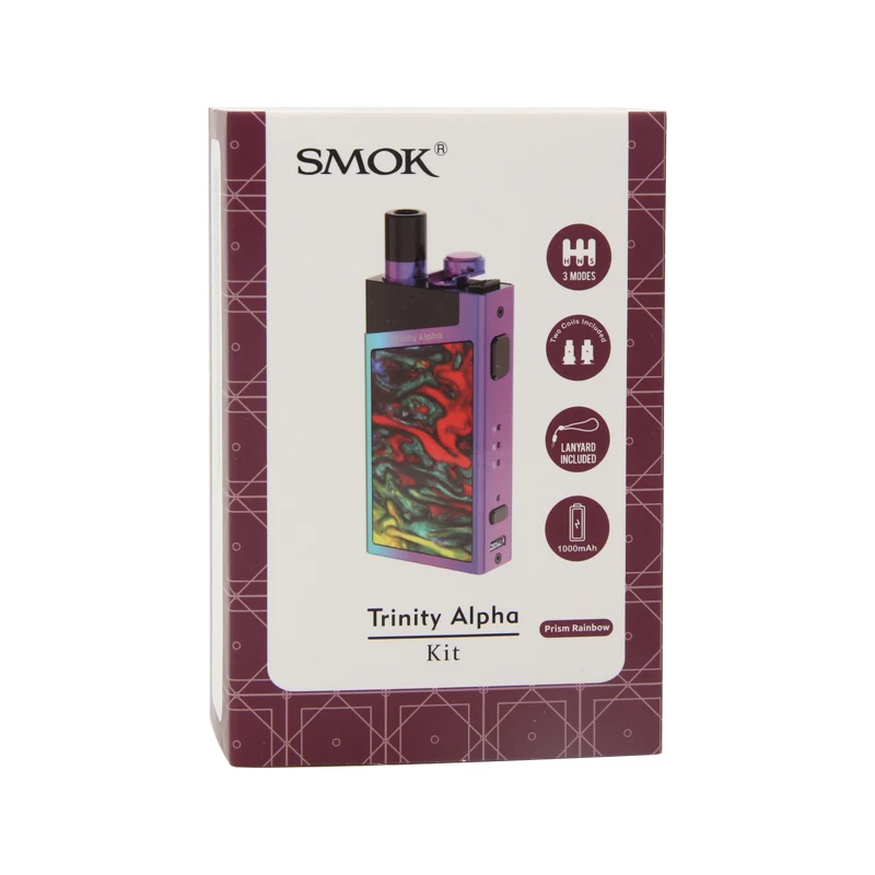 Оригинальный набор SMOK Trinity Alpha Pod электронная сигарета Vape 1000 мАч аккумулятор 2 8 мл