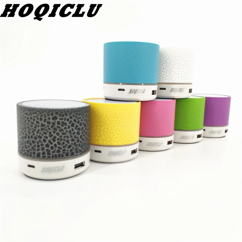 Bluetooth Speaker Wireless Loudspeaker Crack LED TF USB Subwoofer Speakers HOQICLU A9 Mp3 Stereo Audio Music Player | Электроника
