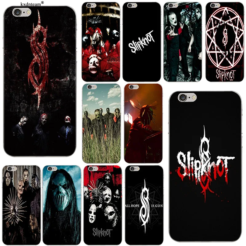 Лидер продаж Slipknot рок тонкий мягкий Силиконовый ТПУ милые чехлы для телефонов